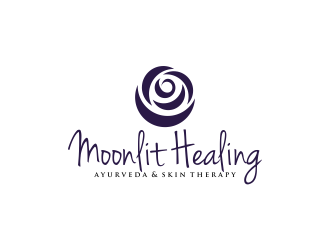 Moonlit Healing Ayurveda & Skin Therapy logo design by oke2angconcept