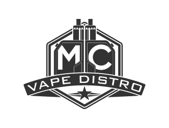 MC VAPE DISTRO logo design by fastsev