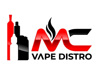 MC VAPE DISTRO logo design by jaize