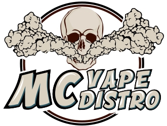 MC VAPE DISTRO logo design by romano