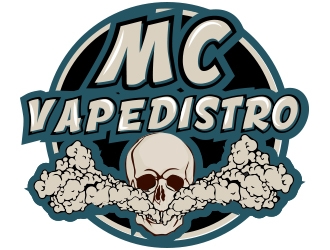 MC VAPE DISTRO logo design by romano