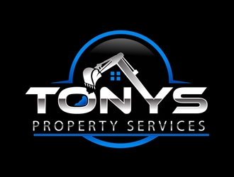 Tonys property services logo design by DreamLogoDesign