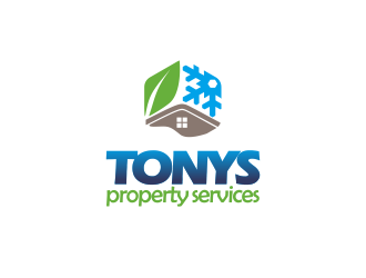 Tonys property services logo design by YONK