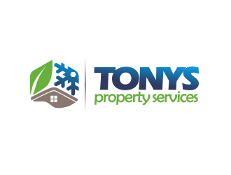 Tonys property services logo design by YONK