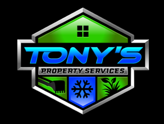 Tonys property services logo design by megalogos