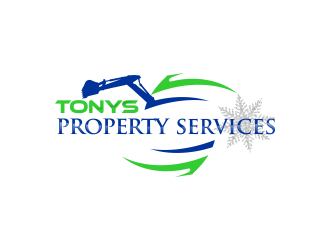 Tonys property services logo design by ROSHTEIN