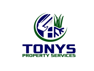 Tonys property services logo design by jenyl