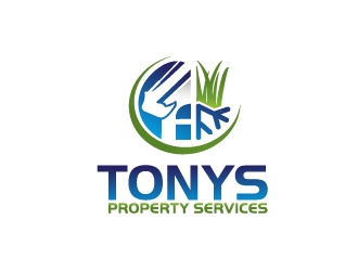 Tonys property services logo design by jenyl