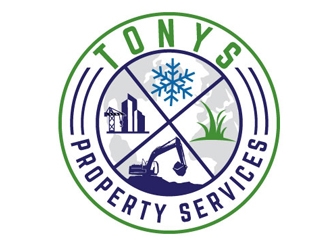 Tonys property services logo design by logoguy