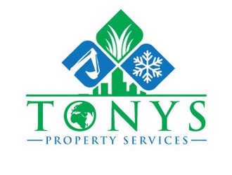 Tonys property services logo design by logoguy