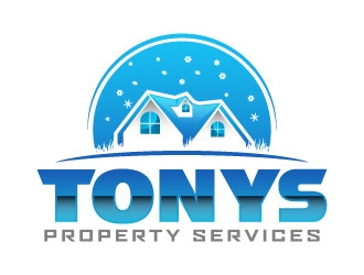 Tonys property services logo design by daywalker