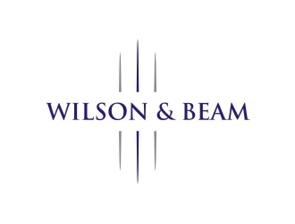 Wilson & Beam logo design by EkoBooM
