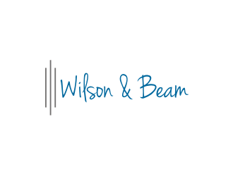 Wilson & Beam logo design by rief