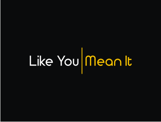 Like You Mean It logo design by bricton