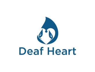 Deaf Heart logo design by EkoBooM