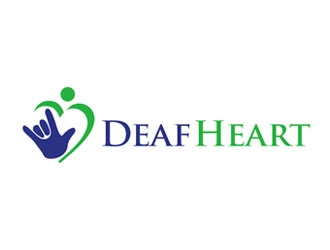 Deaf Heart logo design by Foxcody