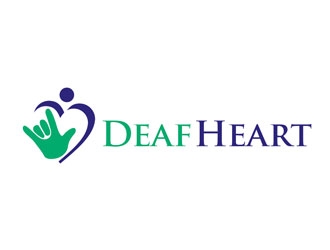 Deaf Heart logo design by Foxcody