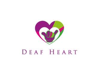 Deaf Heart logo design by AYATA