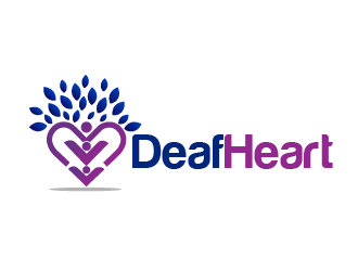 Deaf Heart logo design by THOR_