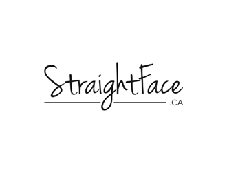 straightface.ca logo design by ndaru