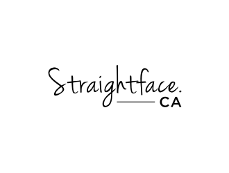 straightface.ca logo design by yeve