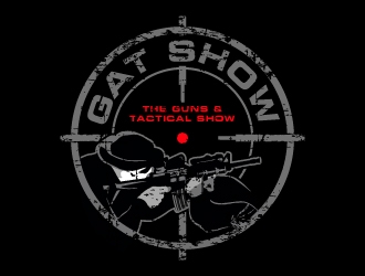 GAT SHOW (The Guns & Tactical Show) logo design by abss