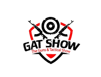 GAT SHOW (The Guns & Tactical Show) logo design by Kanenas