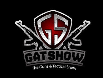GAT SHOW (The Guns & Tactical Show) logo design by Kanenas
