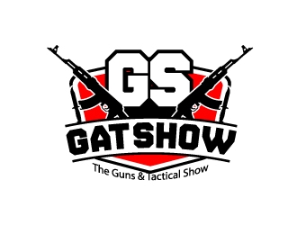 GAT SHOW (The Guns & Tactical Show) logo design by Kanenas