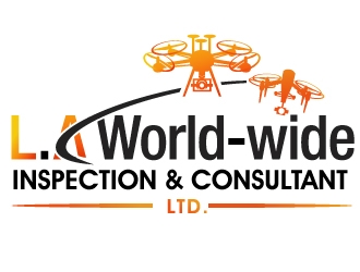 L.A World-wide Inspection&Consultant.Ltd logo design by PMG
