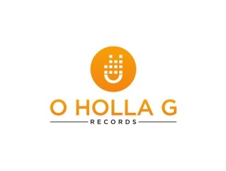 O Holla G Records logo design by Franky.