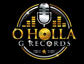 O Holla G Records logo design by logoguy
