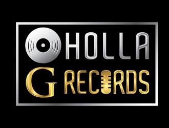 O Holla G Records logo design by logoguy