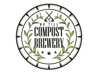No Till Compost Brewery logo design by schiena