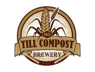 No Till Compost Brewery logo design by Suvendu