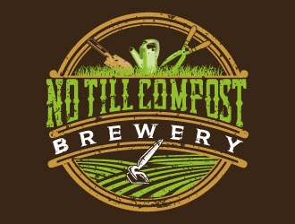 No Till Compost Brewery logo design by AYATA