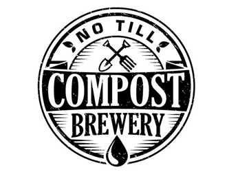 No Till Compost Brewery logo design by logoguy