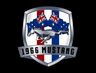 66 Mustang  logo design by Kruger