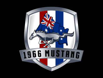 66 Mustang  logo design by Kruger
