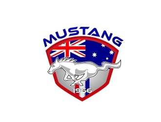 66 Mustang  logo design by amar_mboiss