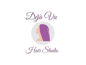 Déjà Vu Hair Studio logo design by ElonStark