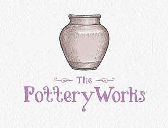 The PotteryWorks logo design by Optimus