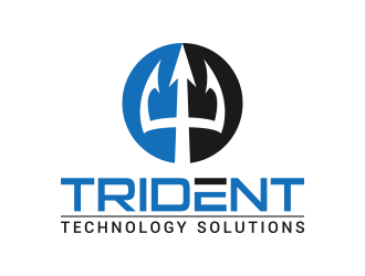 Trident Technology Solutions logo design by lexipej