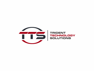 Trident Technology Solutions logo design by ammad
