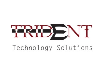 Trident Technology Solutions logo design by not2shabby