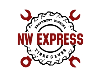 Northwest Express, Tires & Lube logo design by cikiyunn