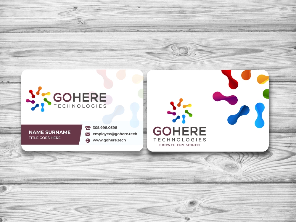 GOHERE Technologies logo design by jaize