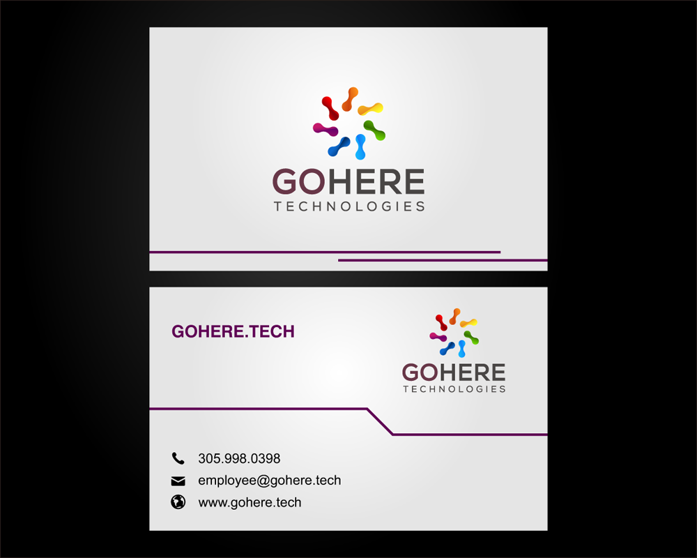 GOHERE Technologies logo design by enzidesign