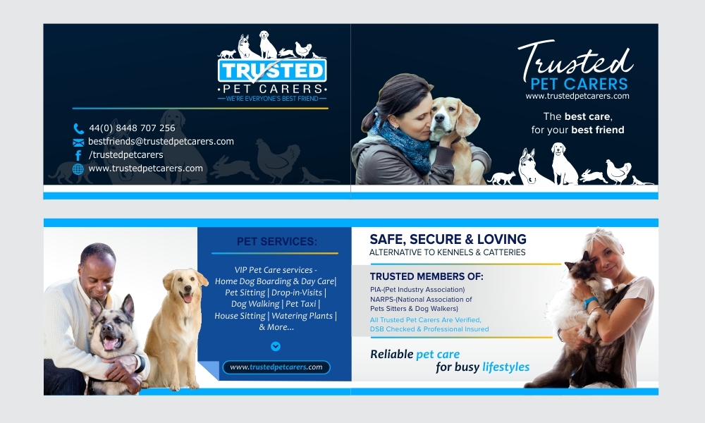 Trusted Pet Carers logo design by amar_mboiss