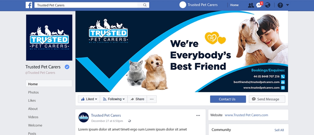 Trusted Pet Carers logo design by corneldesign77